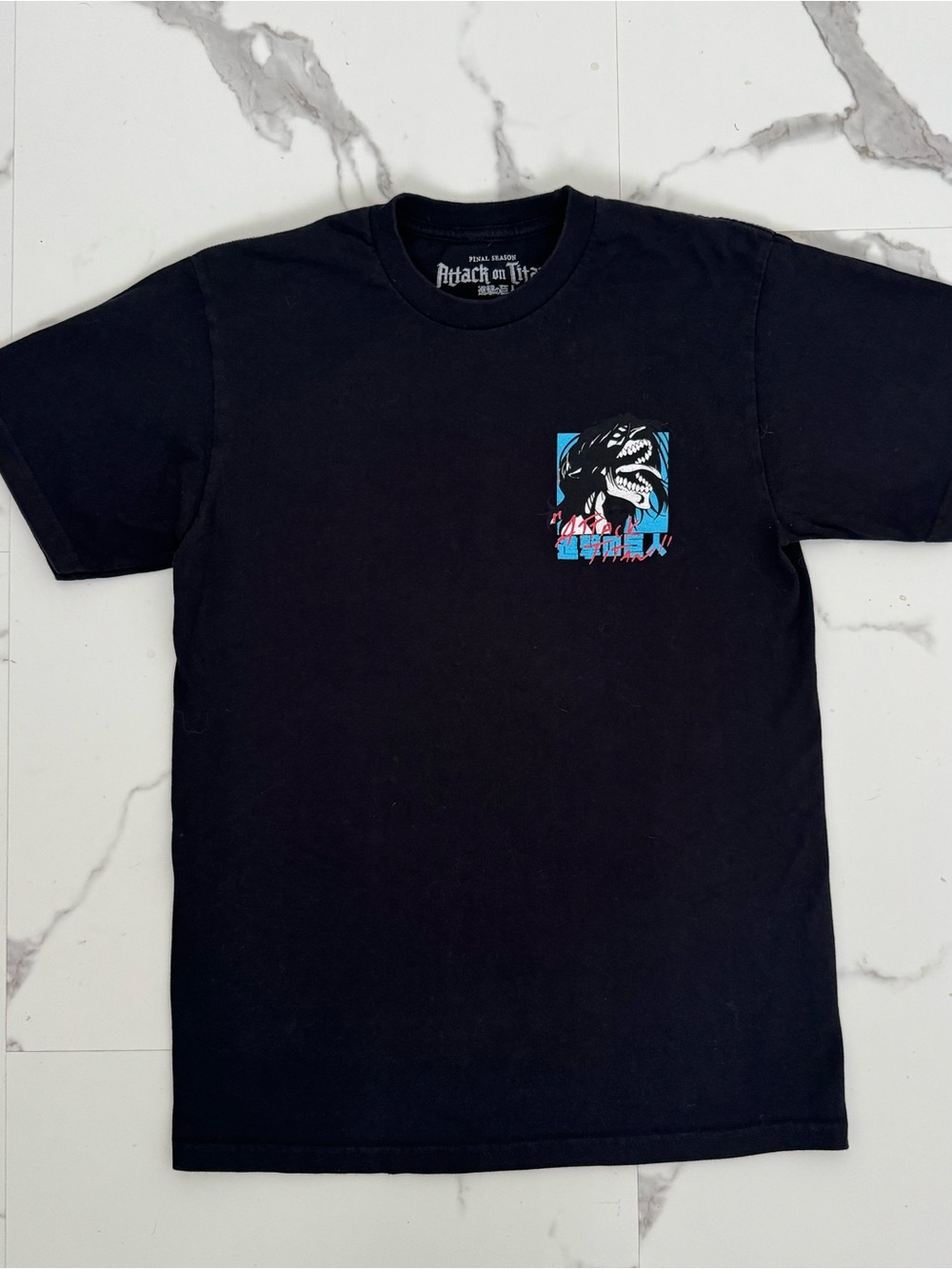Attack on Titan Final Season Beast Titan Anime Graphic T-Shirt (M) 100% Cotton
